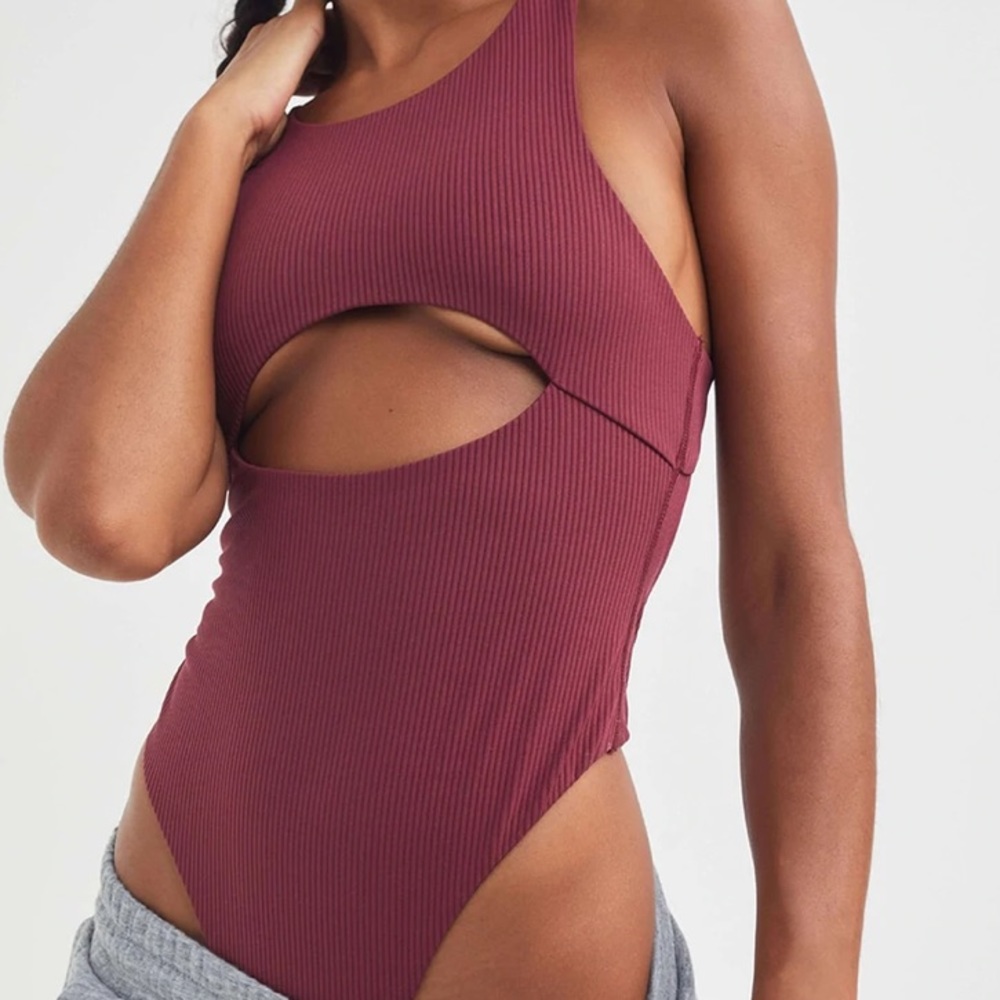 For Love & Lemons Rib keyhole bathing suit
